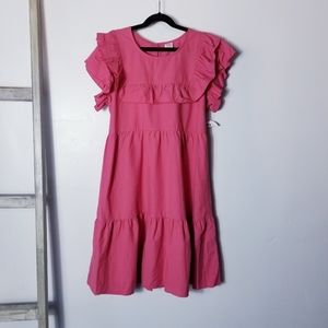 NWT WONDER NATION PINKISH RED GIRL'S DRESS SIZE XL